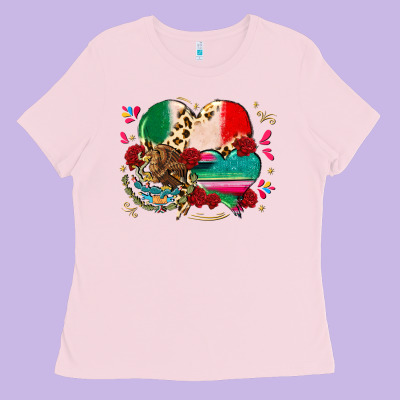 Mexican Hearts Ladies Tee Designed By Cts Tumbler Store