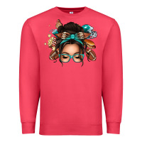 Cardinal american football messy bun Premium Sweatshirt - texasbilliewilder