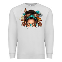 Dove Grey american football messy bun Premium Sweatshirt - texasbilliewilder