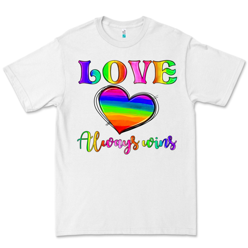 Love Always Wins Premium Tee by HRA Design Shop | Teevron