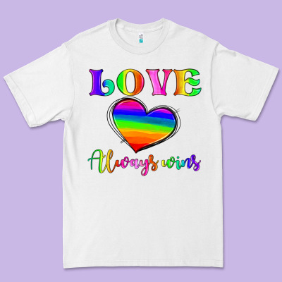 Love Always Wins Premium Tee Designed By Hra Design Shop