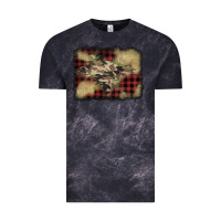 Cloud Black buffalo plaid christmas camouflage glitter background Vintage Tee - Jasminsmagicworld