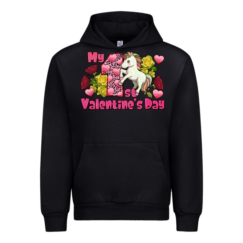 My First Valentine's Day Unicorn Urban Hoodie by FaDigitalArtStudio | Teevron