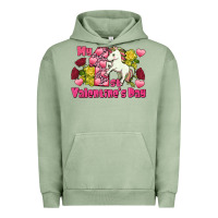 Pigment Oil Green My first Valentine's Day Unicorn Urban Hoodie - FaDigitalArtStudio
