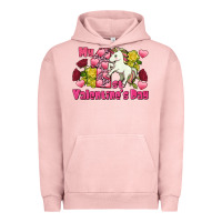 Pigment Salmon My first Valentine's Day Unicorn Urban Hoodie - FaDigitalArtStudio