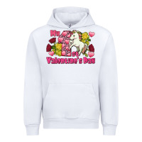 White My first Valentine's Day Unicorn Urban Hoodie - FaDigitalArtStudio