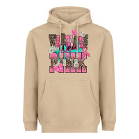 Mushroom warriors wear pink Heavyweight Hoodie - NancyCooperArtShop