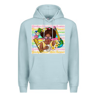 Blue Mist goodbye school hello summer Premium Hoodie - TumblerDesignByShophia