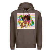 Coffee goodbye school hello summer Premium Hoodie - TumblerDesignByShophia