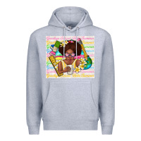 Heather Grey goodbye school hello summer Premium Hoodie - TumblerDesignByShophia