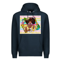 Navy goodbye school hello summer Premium Hoodie - TumblerDesignByShophia