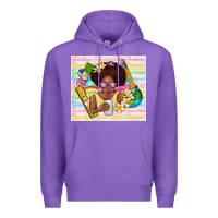 Purple goodbye school hello summer Premium Hoodie - TumblerDesignByShophia