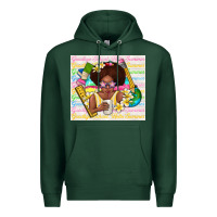 Sports Green goodbye school hello summer Premium Hoodie - TumblerDesignByShophia