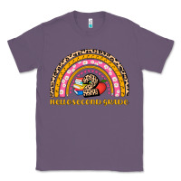 Lavender back to school rainbow hello second grade Classic Tee - AdoDesignShop