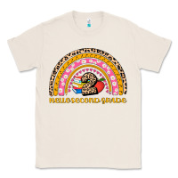Natural back to school rainbow hello second grade Classic Tee - AdoDesignShop
