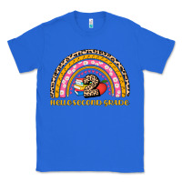 True Royal back to school rainbow hello second grade Classic Tee - AdoDesignShop