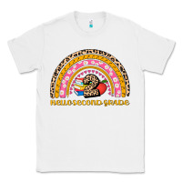 White back to school rainbow hello second grade Classic Tee - AdoDesignShop