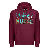 Burgundy future nurse Premium Hoodie - JahusDesignShop