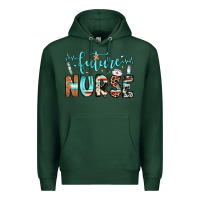 Sports Green future nurse Premium Hoodie - JahusDesignShop
