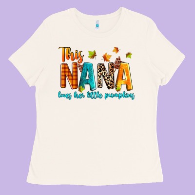 This Nana Loves Her Little Pumpkins Ladies Tee Designed By Texasbilliewilder