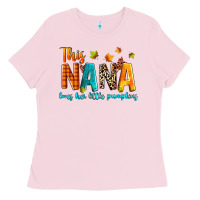 Bubblegum Pink this nana loves her little pumpkins Ladies Tee - texasbilliewilder