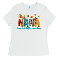 White this nana loves her little pumpkins Ladies Tee - texasbilliewilder