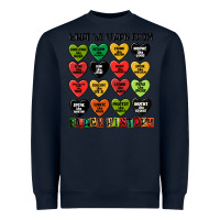 Navy what we learn from black history Heavyweight Sweatshirt - MaliasSmallBusiness