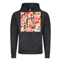 Vintage Black back to school seamless pattern 1 (3600x3600) Vintage Hoodie - AdoDesignShop