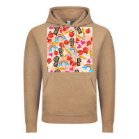 Vintage Coffee back to school seamless pattern 1 (3600x3600) Vintage Hoodie - AdoDesignShop
