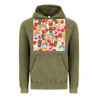 Vintage Olive back to school seamless pattern 1 (3600x3600) Vintage Hoodie - AdoDesignShop