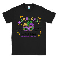 Black mardi gras social club Classic Tee - MaliasSmallBusiness