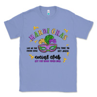 Colony Blue mardi gras social club Classic Tee - MaliasSmallBusiness