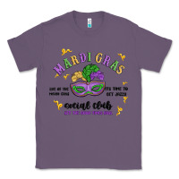 Lavender mardi gras social club Classic Tee - MaliasSmallBusiness
