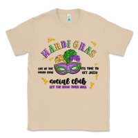 Mushroom mardi gras social club Classic Tee - MaliasSmallBusiness