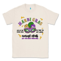 Natural mardi gras social club Classic Tee - MaliasSmallBusiness