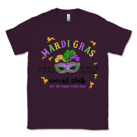 Plum mardi gras social club Classic Tee - MaliasSmallBusiness