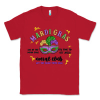 Red mardi gras social club Classic Tee - MaliasSmallBusiness
