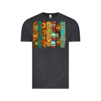 Vintage Black thanksgiving brushstroke Vintage Tee - BarkalooDesign