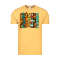 Vintage Mustard thanksgiving brushstroke Vintage Tee - BarkalooDesign