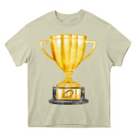 Mossy throphy cup Heavy Core Tee - FaDigitalArtStudio