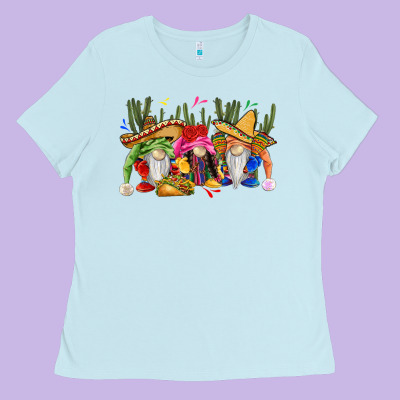 Mexican Gnomes Ladies Tee Designed By Cts Tumbler Store