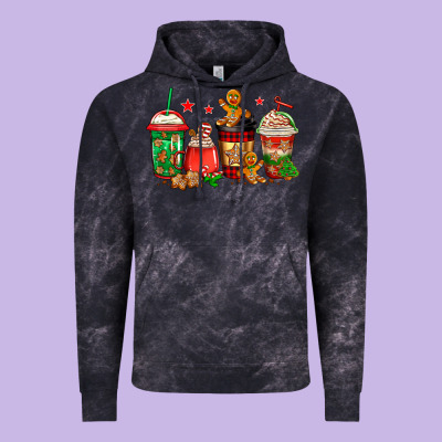 Christmas Cookies Coffee Vintage Hoodie Designed By Jasminsmagicworld