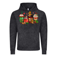 Vintage Black christmas cookies coffee Vintage Hoodie - Jasminsmagicworld