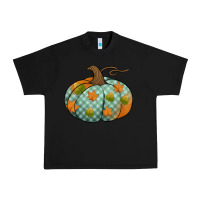 Black blue plaid autumn pumpkin Urban Heavy Tee - Jasminsmagicworld
