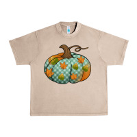 French Oak blue plaid autumn pumpkin Urban Heavy Tee - Jasminsmagicworld