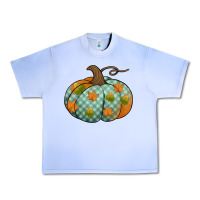 Grape Ice blue plaid autumn pumpkin Urban Heavy Tee - Jasminsmagicworld