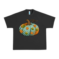 Pigment Black blue plaid autumn pumpkin Urban Heavy Tee - Jasminsmagicworld