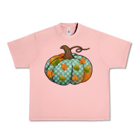 Salmon blue plaid autumn pumpkin Urban Heavy Tee - Jasminsmagicworld