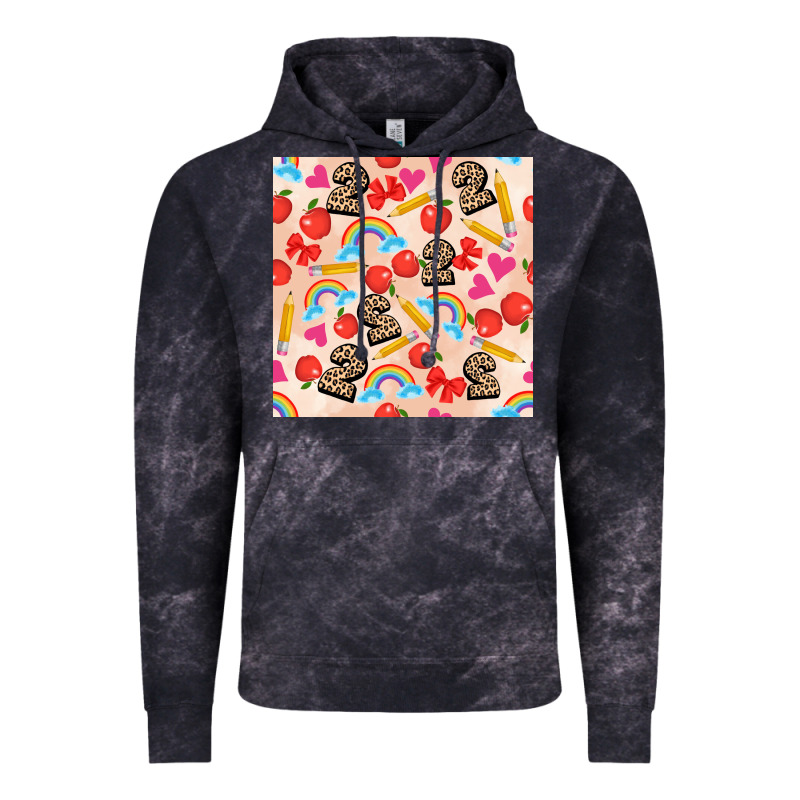 Back To School Seamless Pattern 2 (3600x3600) Vintage Hoodie by AdoDesignShop | Teevron