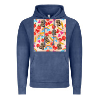 Vintage Denim back to school seamless pattern 2 (3600x3600) Vintage Hoodie - AdoDesignShop